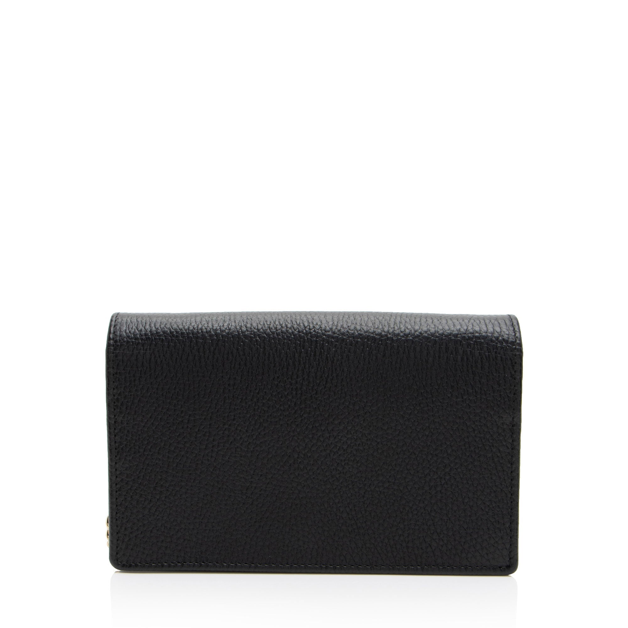 Gucci Leather GG Marmont Mini Chain Bag (SHF-srjOwr)