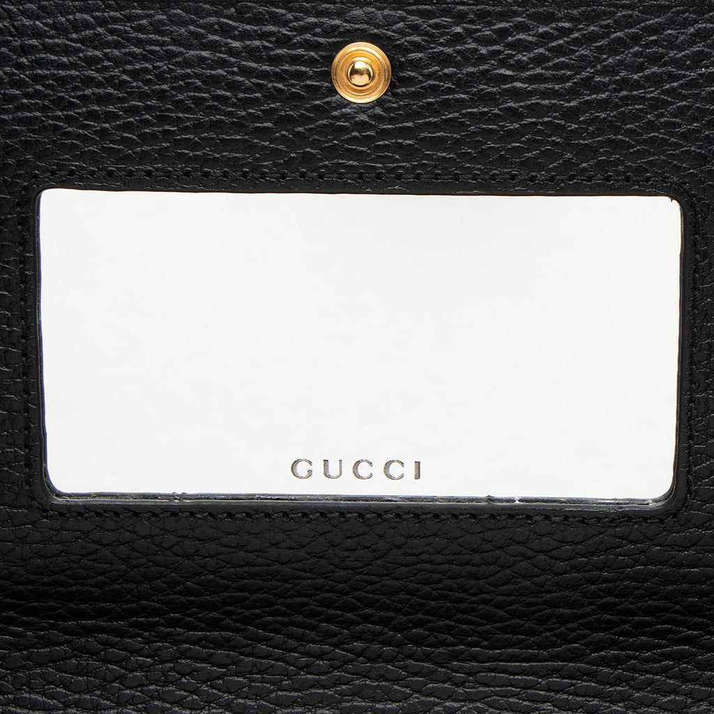 Gucci Leather GG Marmont Mini Chain Bag (SHF-srjOwr)