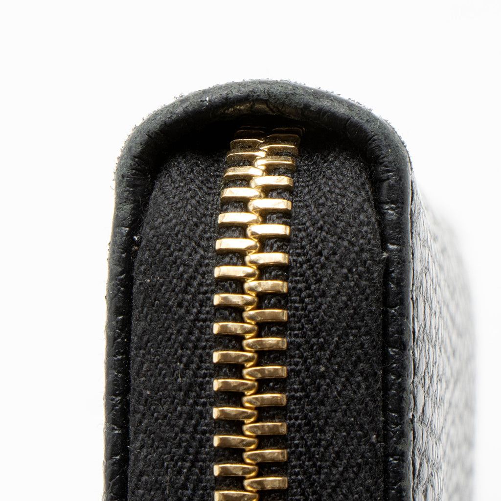 Gucci Leather GG Marmont Zip Around Wallet