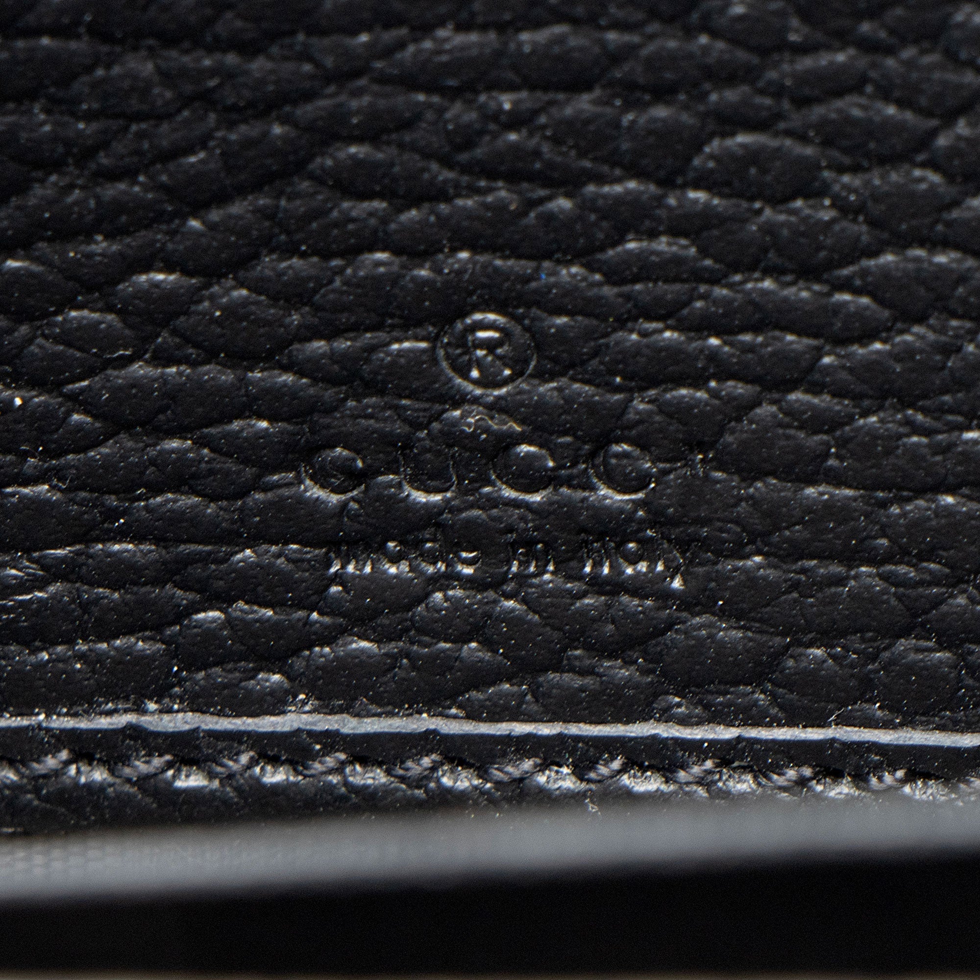 Gucci Leather GG Marmont Zip Around Wallet