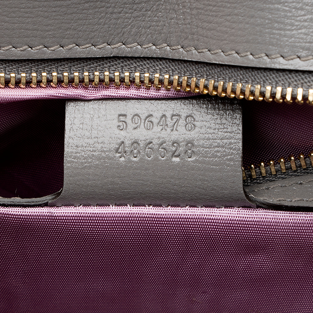 Gucci Leather Gucci Ring Medium Shoulder Bag - FINAL SALE (SHF-19440)