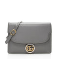 Gucci Leather Gucci Ring Medium Shoulder Bag - FINAL SALE (SHF-19440)