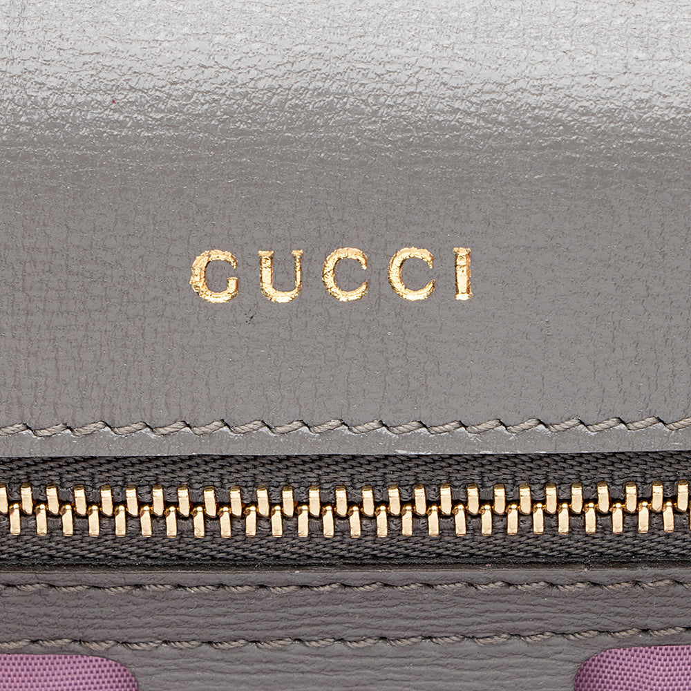 Gucci Leather Gucci Ring Medium Shoulder Bag - FINAL SALE (SHF-19440)