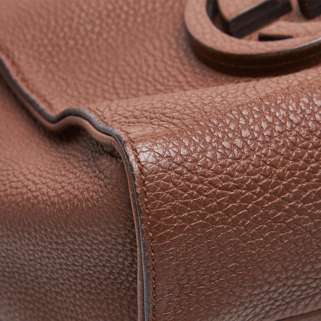 Gucci Leather GG Tote (SHF-12170)