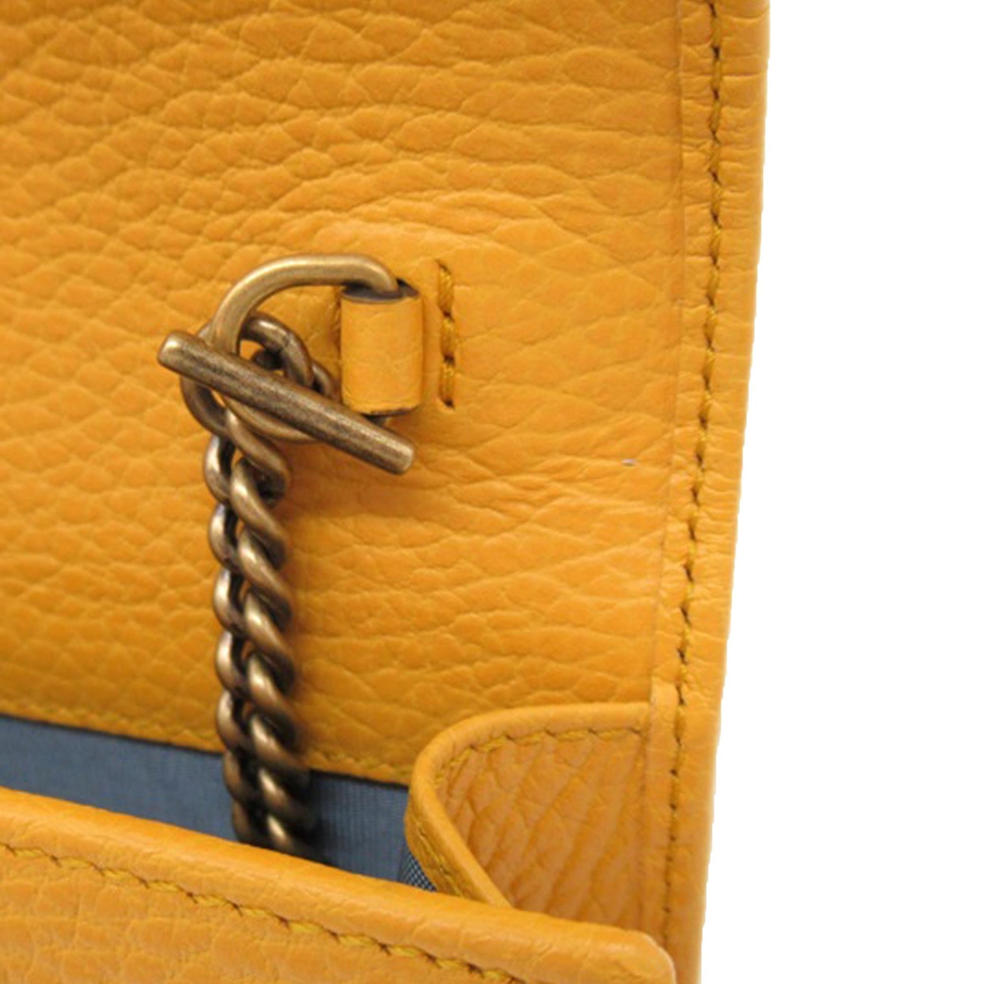 Gucci Leather Garden Mystic Cat Wallet On Chain (SHG-dyQiiF)