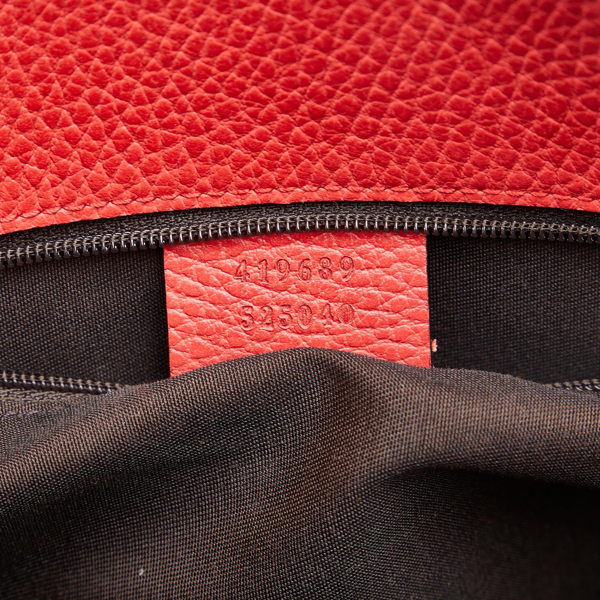 Gucci Leather Gifford Tote (SHG-Olhb7Y)