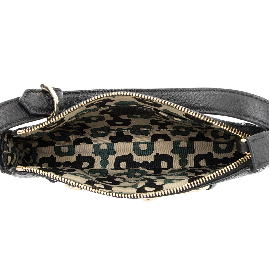 Gucci Leather Horsebit Hasler Mini Pochette