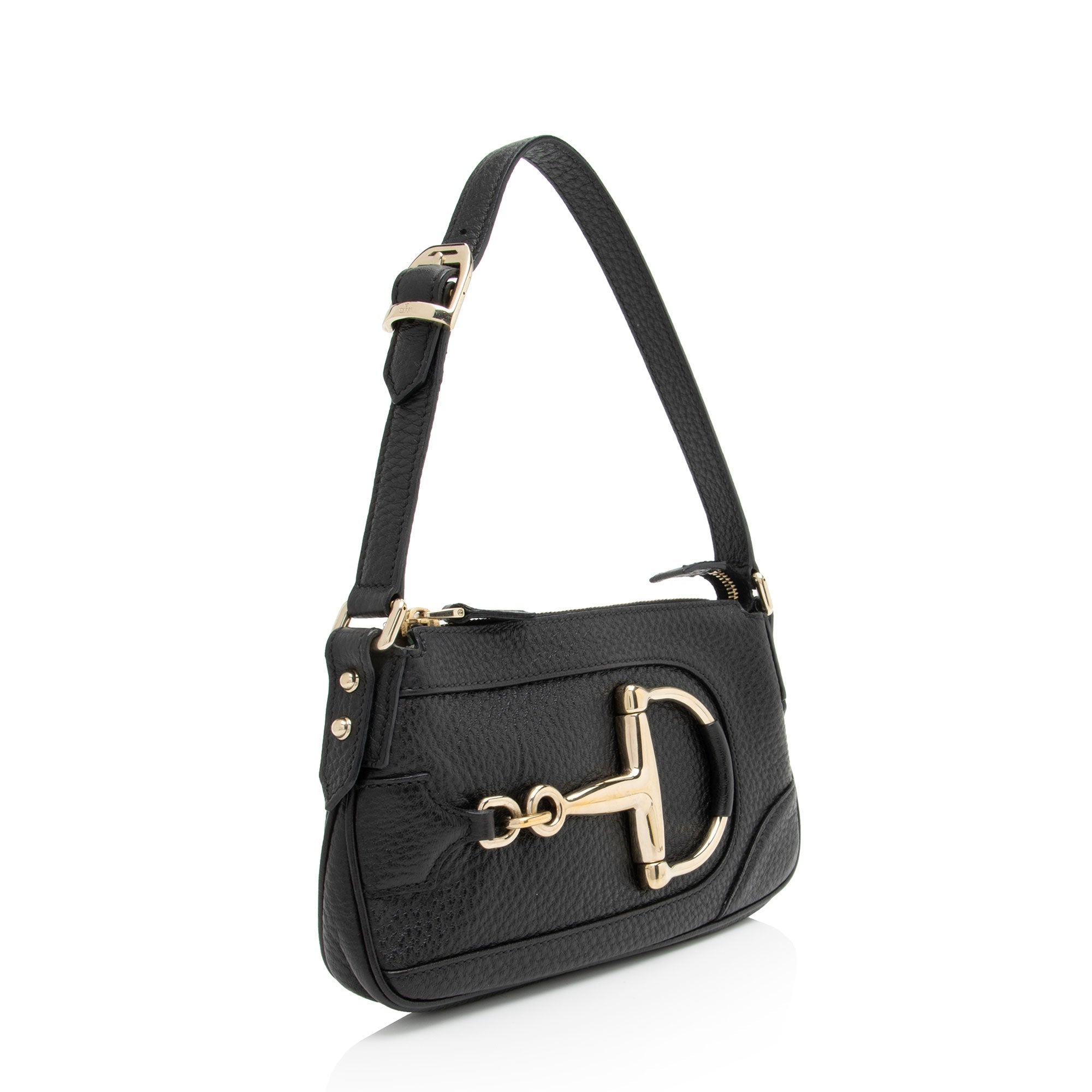 Gucci Leather Horsebit Hasler Mini Pochette