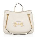 Gucci Leather Horsebit 1955 Medium Tote (SHF-BigRbj)