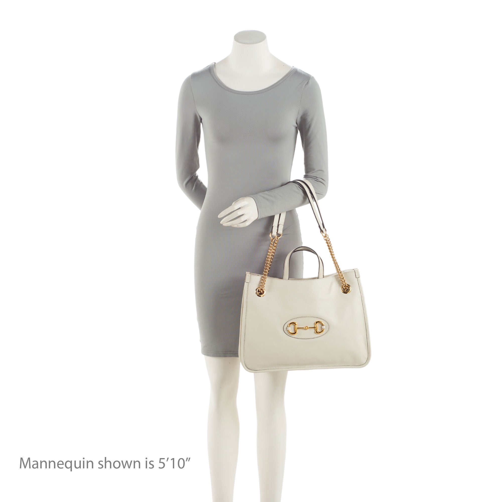 Gucci Leather Horsebit 1955 Medium Tote (SHF-BigRbj)