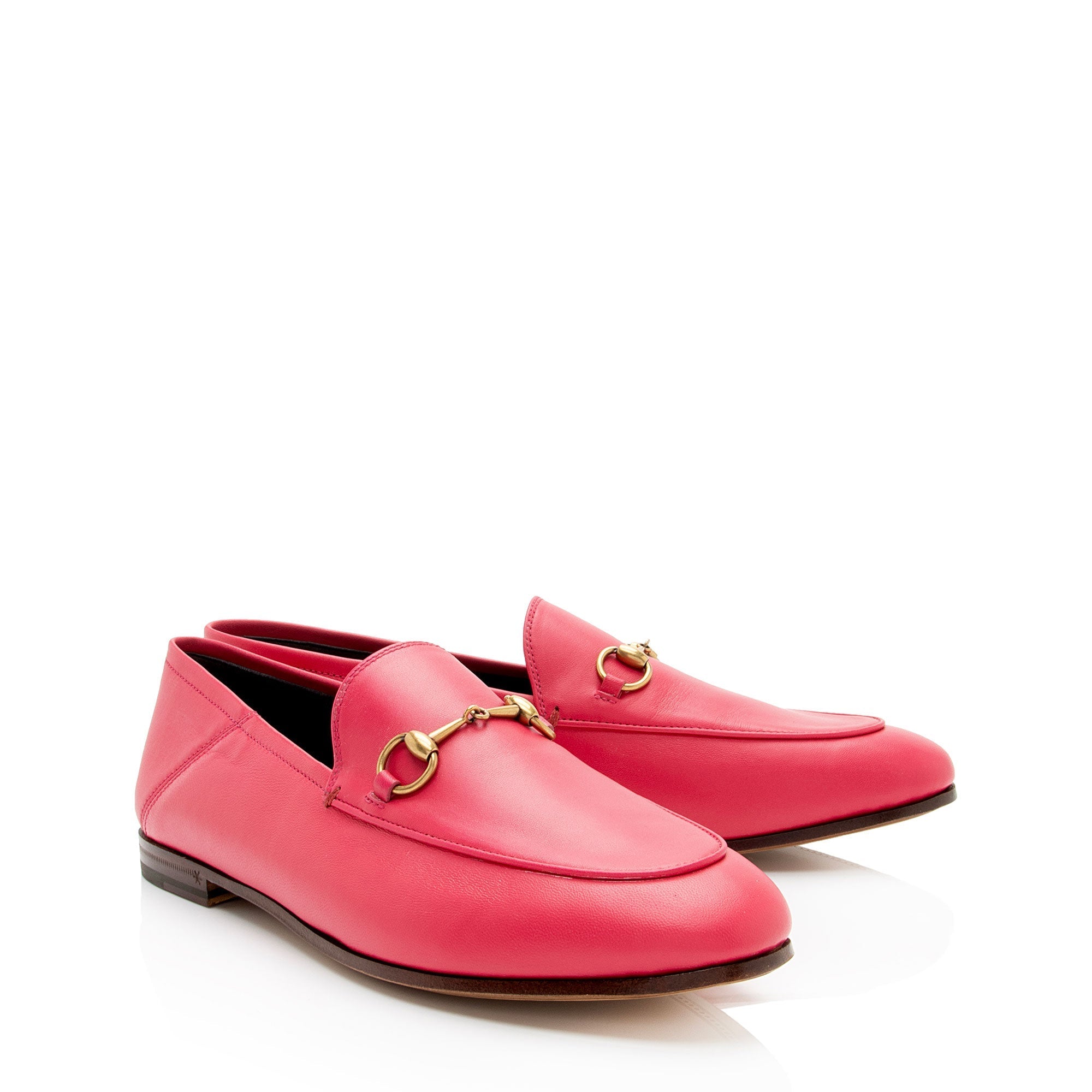 Gucci Leather Horsebit Brixton Loafers - Size 8.5 / 38.5 (SHF-4tvbUc)