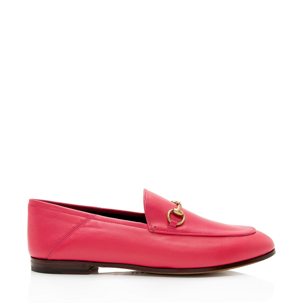Gucci Leather Horsebit Brixton Loafers - Size 8.5 / 38.5 (SHF-4tvbUc)