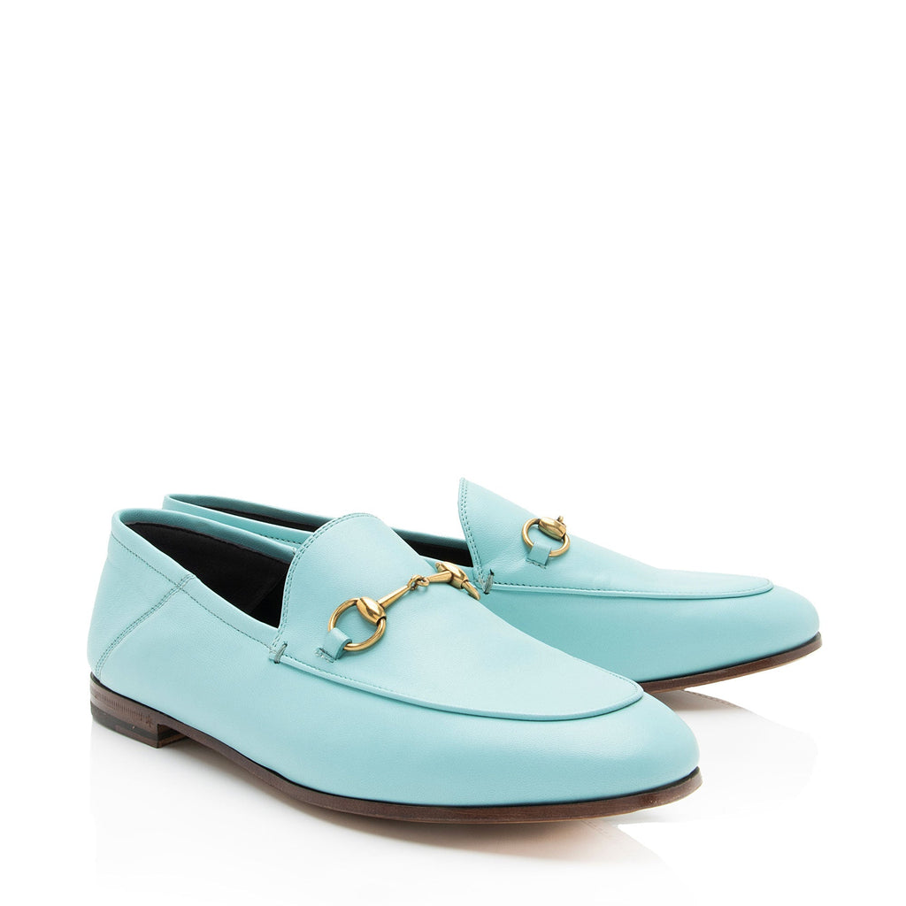 Gucci Leather Horsebit Brixton Loafers - Size 8.5 / 38.5 (SHF-ptihGG)