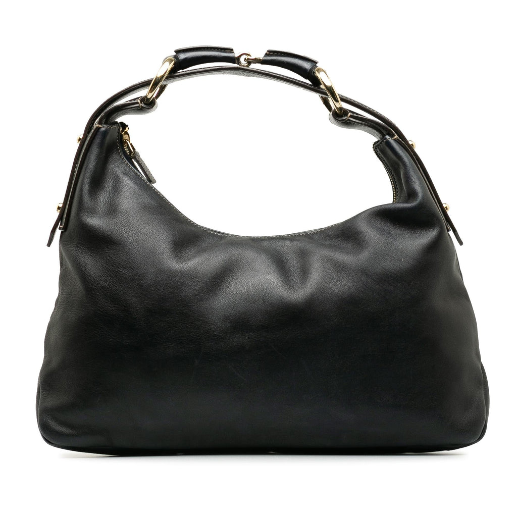 Gucci Leather Horsebit Hobo (SHG-g2QHkt)
