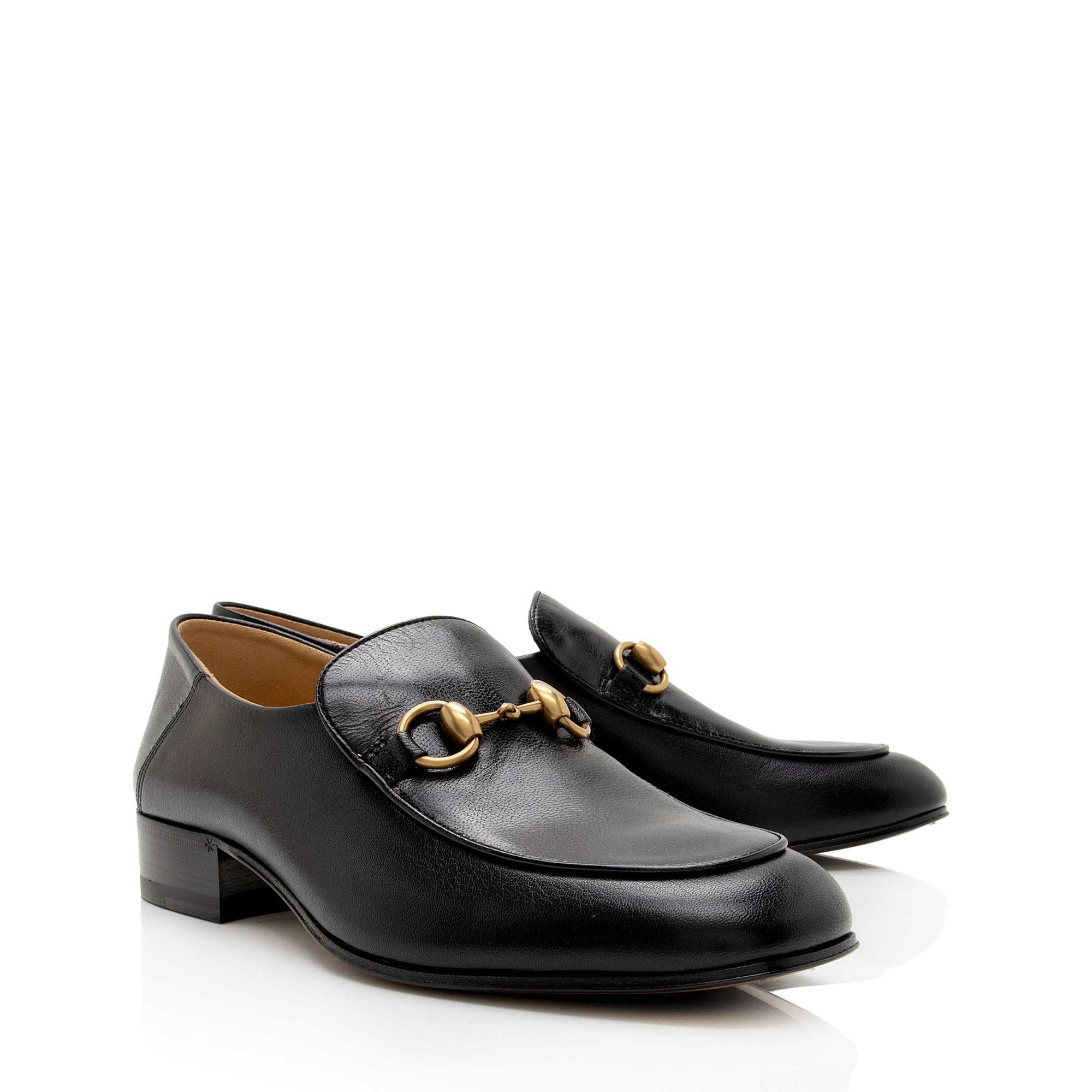 Gucci Leather Horsebit Loafers - Size 9 / 39 (SHF-Qrte4B)