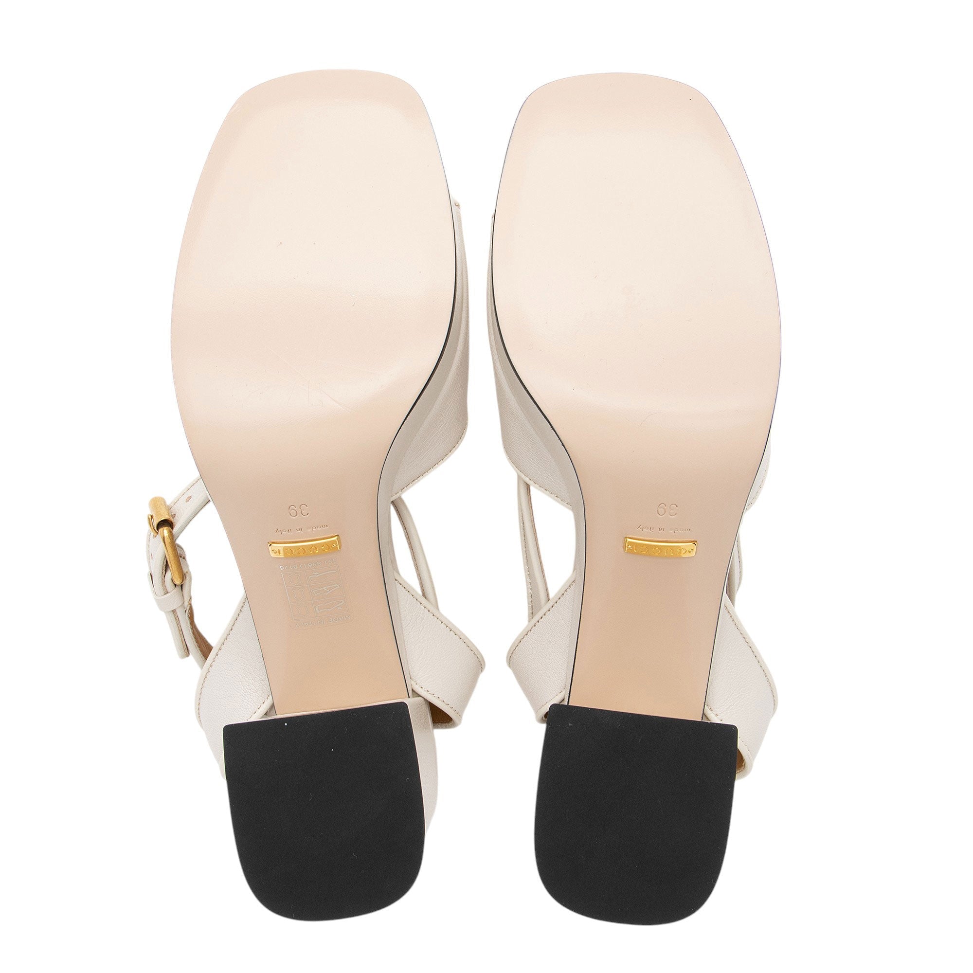 Gucci Leather Horsebit Platform Sandals - Size 9 / 39 (SHF-uICr63)