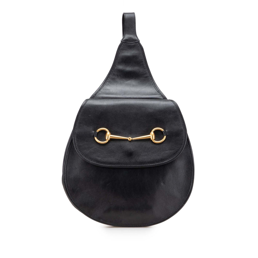Gucci Leather Horsebit Sling Bag