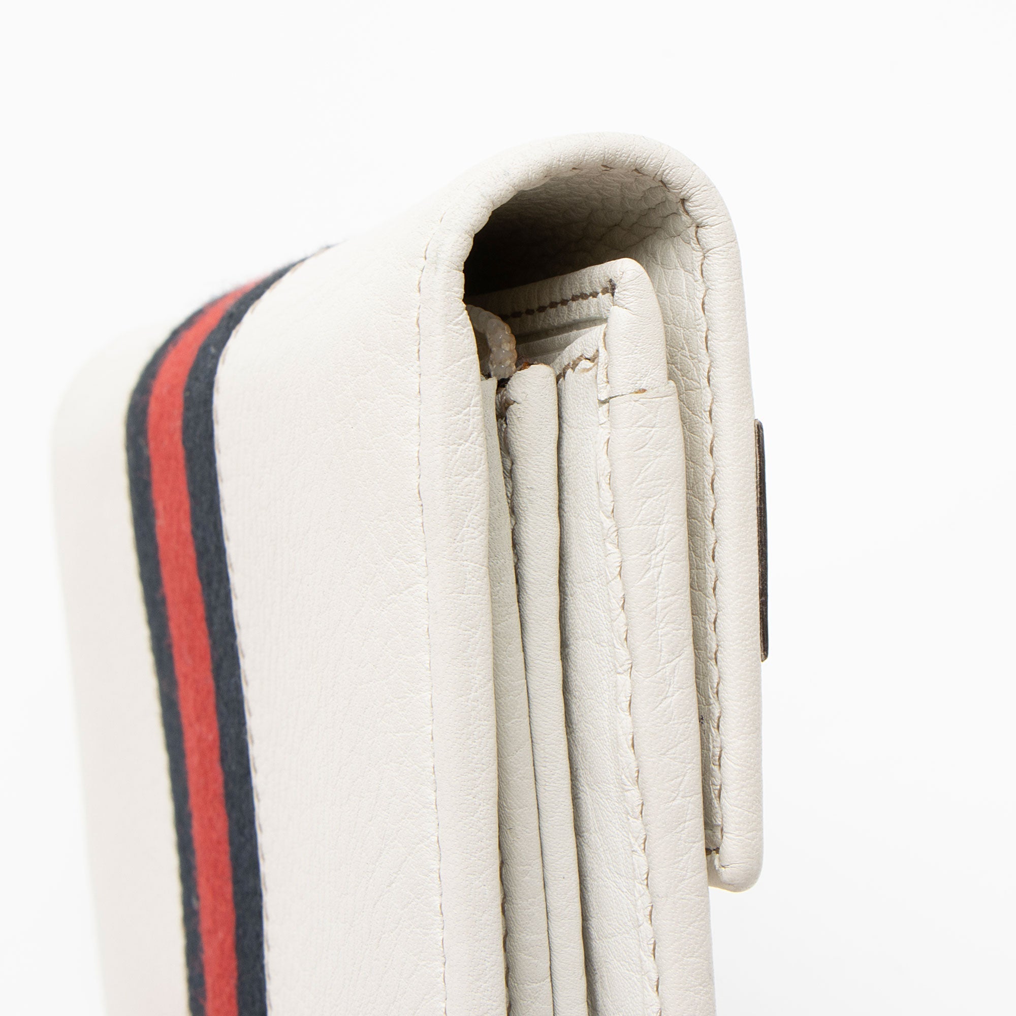 Gucci Leather Horsebit Web Continental Wallet (SHF-yXh8tm)
