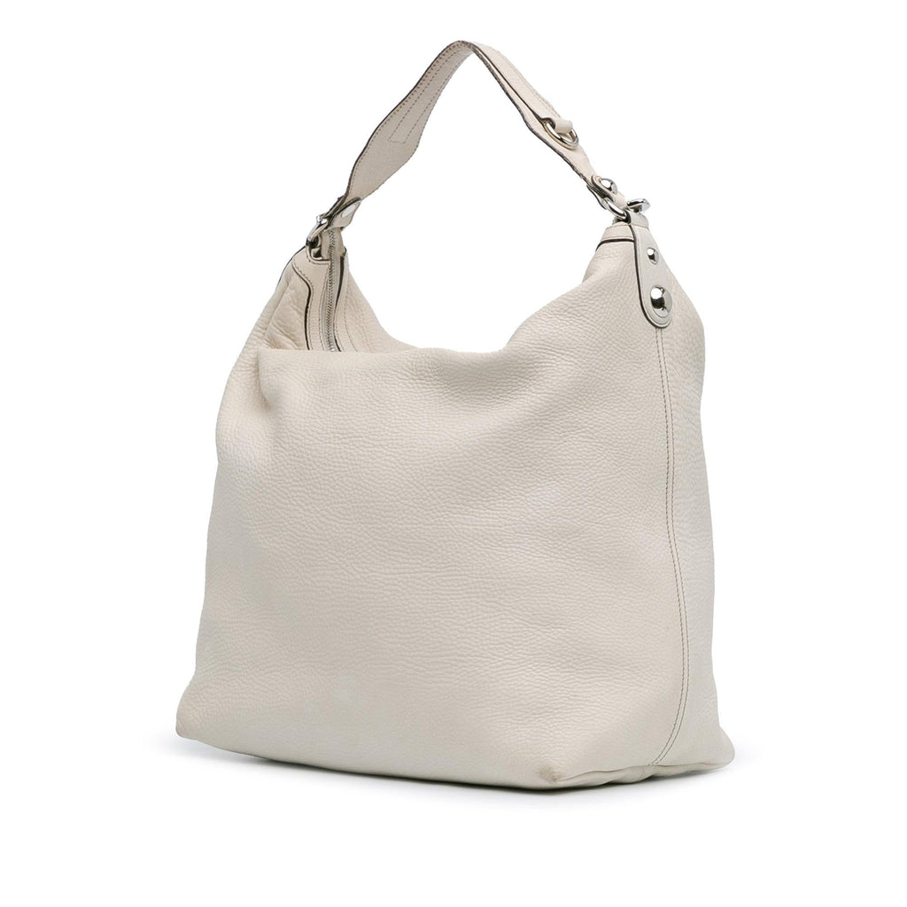 Gucci Leather Icon Bit Shoulder Bag (SHG-AErl3L)