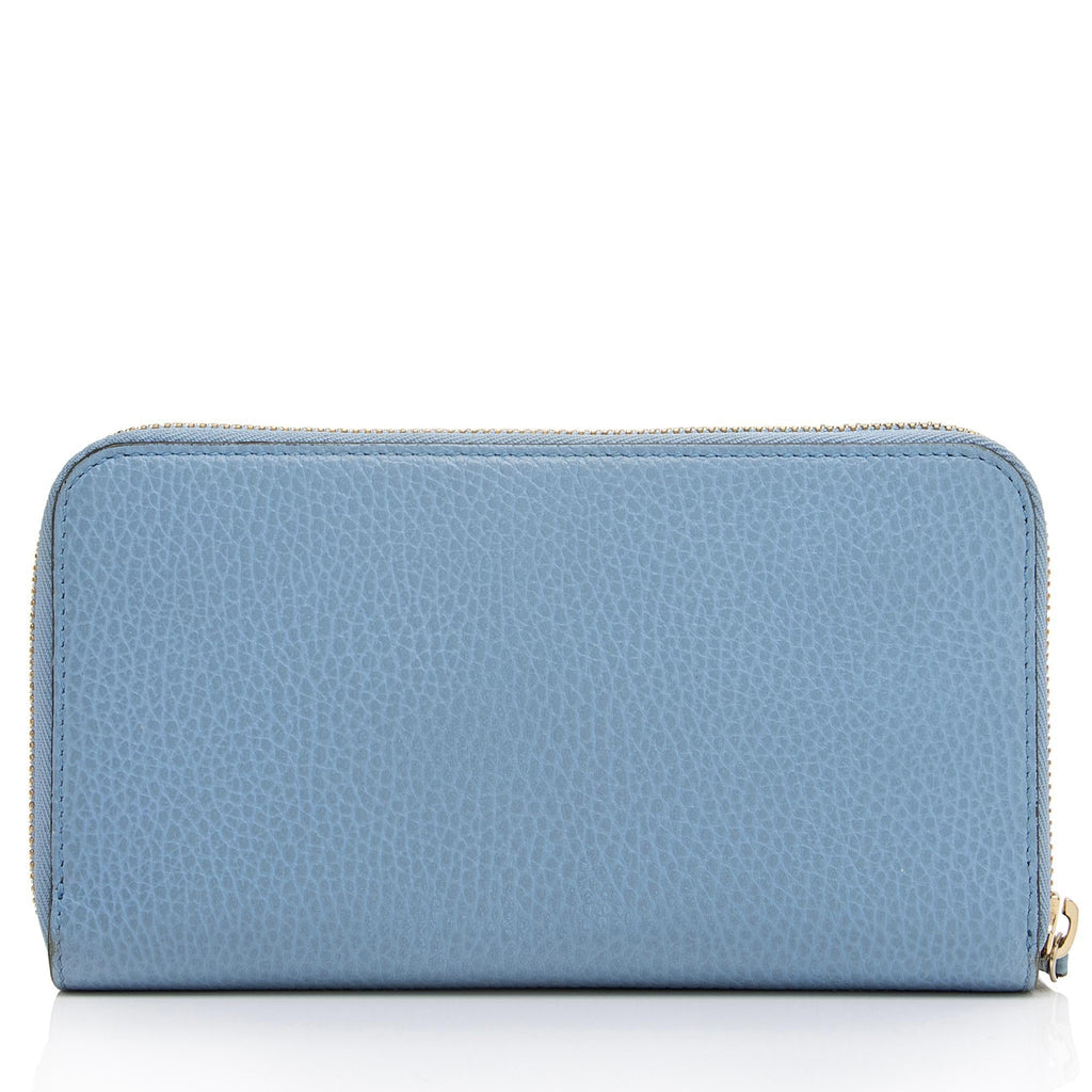 Gucci Leather Interlocking G Betty Zip Around Wallet (SHF-GqhcA2)