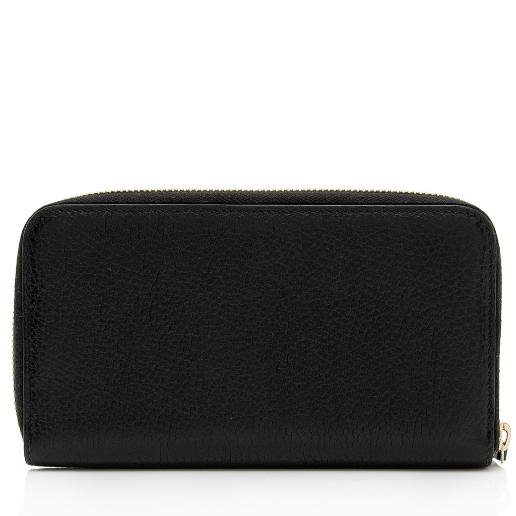 Gucci Leather Interlocking G Betty Zip Around Wallet (SHF-oH87eO)
