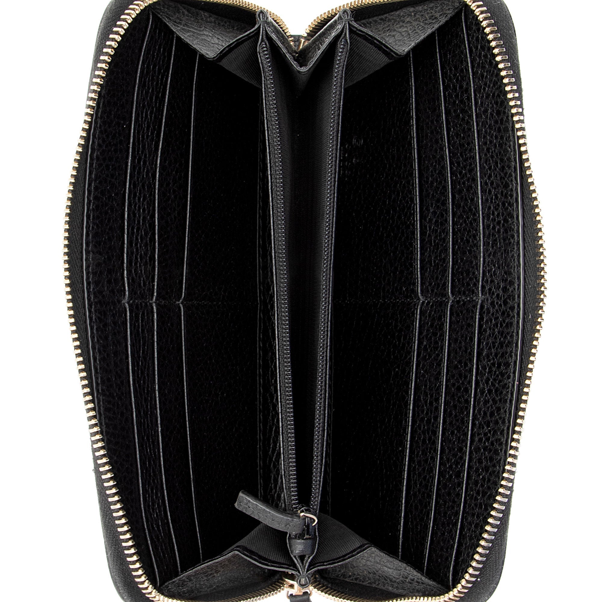 Gucci Leather Interlocking G Betty Zip Around Wallet (SHF-oH87eO)