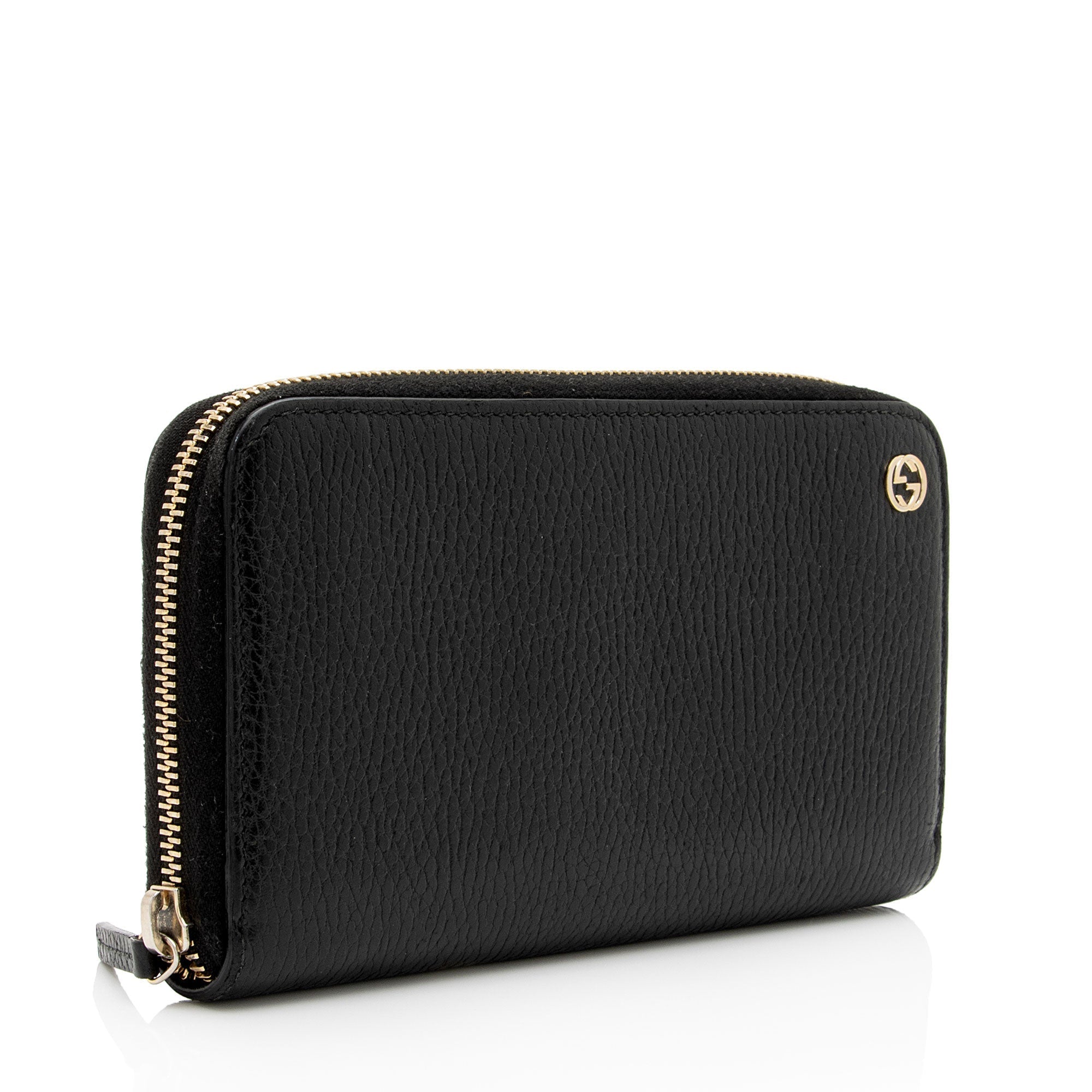 Gucci Leather Interlocking G Betty Zip Around Wallet (SHF-oH87eO)