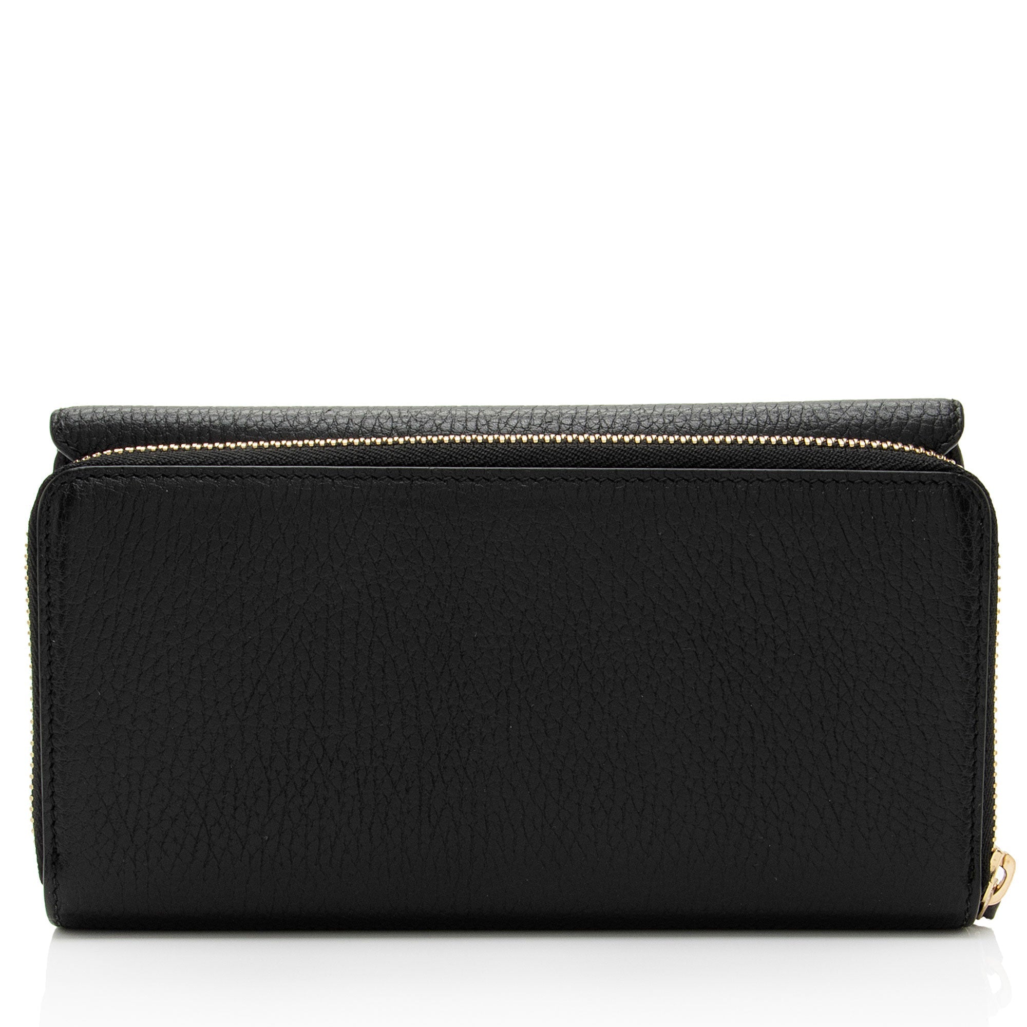Gucci Leather Interlocking G Continental Wallet (SHF-6vJqS2)