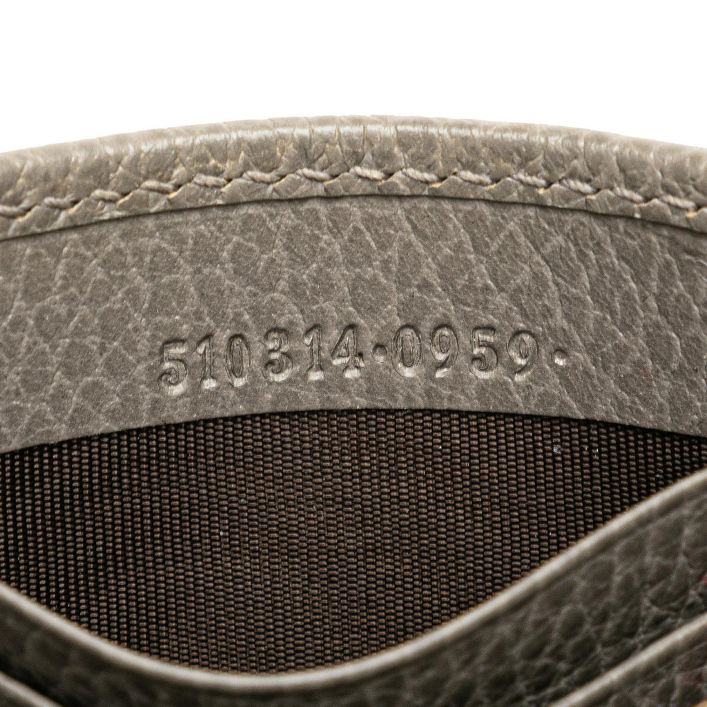 Gucci Leather Interlocking G Dollar Wallet on Chain