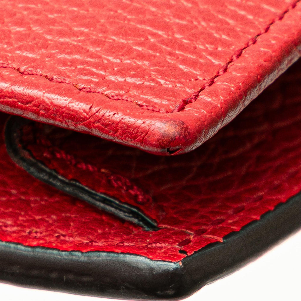 Gucci Leather Interlocking G Dollar Wallet on Chain