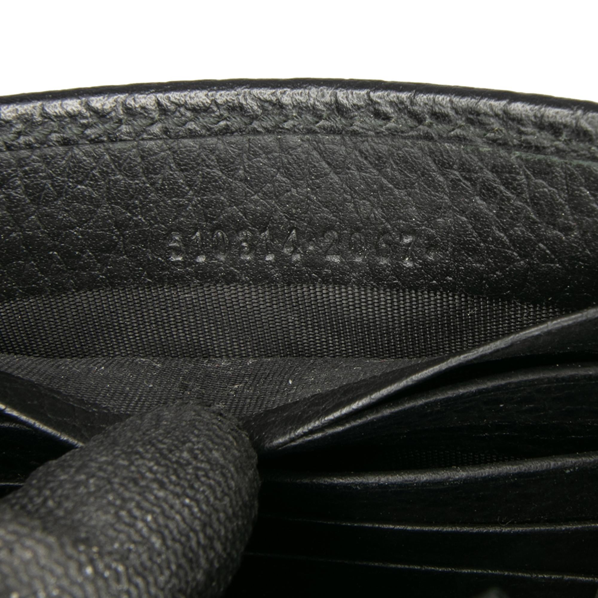 Gucci Leather Interlocking G Dollar Wallet on Chain