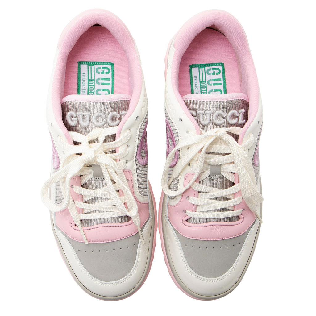 Gucci Leather Mac80 Sneakers - Size 8.5 / 38.5