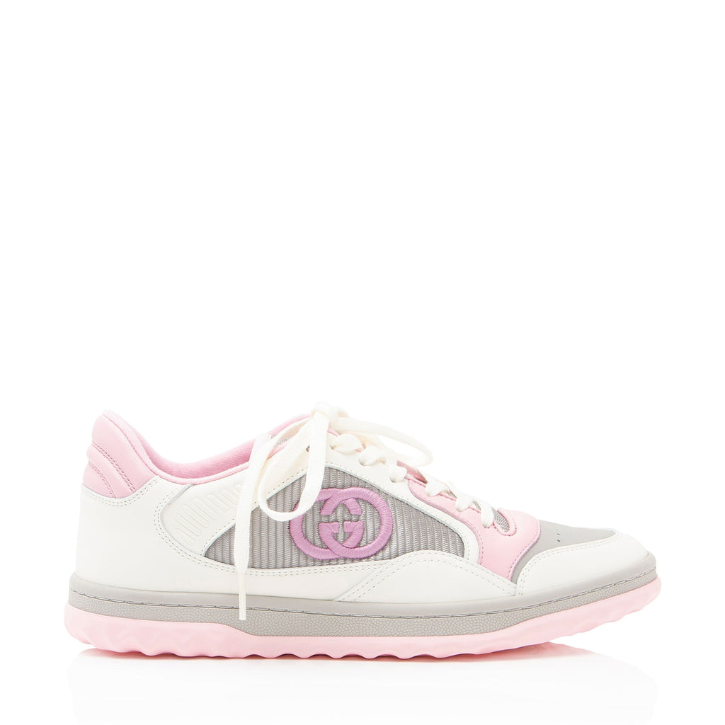 Gucci Leather Mac80 Sneakers - Size 8.5 / 38.5