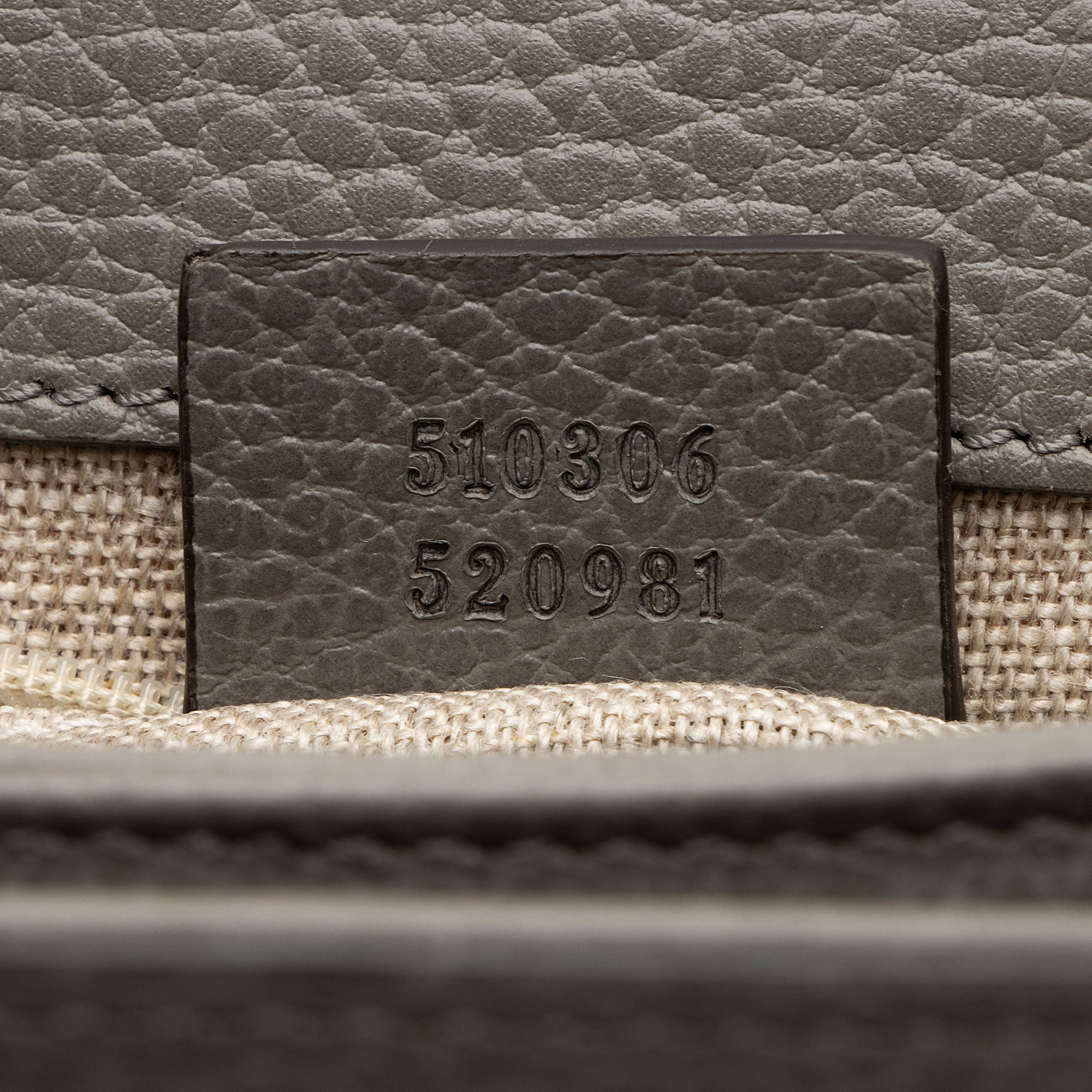 Gucci Leather Interlocking G Medium Top Handle