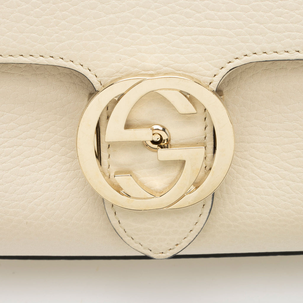 Gucci Leather Interlocking G Small Crossbody (SHF-whyp8a)