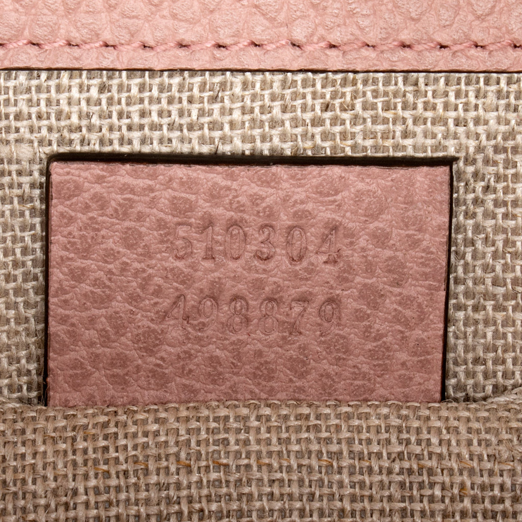 Gucci Leather Interlocking G Small Shoulder Bag (SHF-23405)