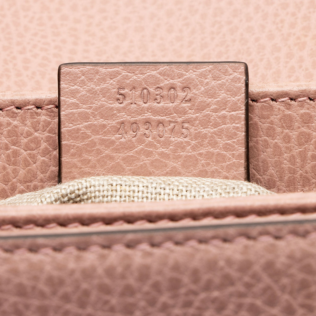 Gucci Leather Interlocking G Small Top Handle (SHF-WEVYEv)