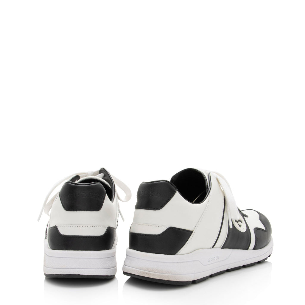Gucci Leather Interlocking G Sneakers - Size 10 / 40 - FINAL SALE (SHF-j64B4Z)