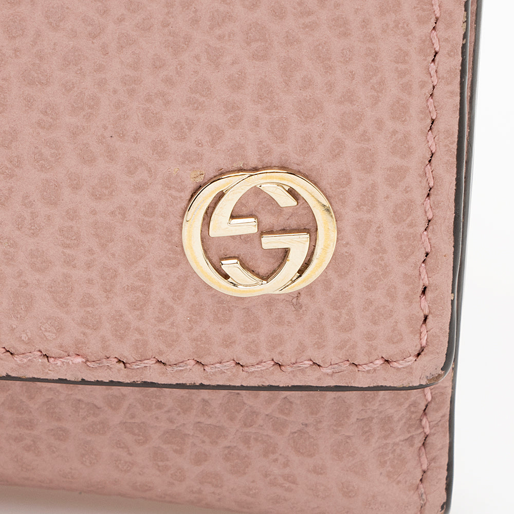 Gucci Leather Interlocking Gucci Long Wallet - FINAL SALE (SHF-18625)
