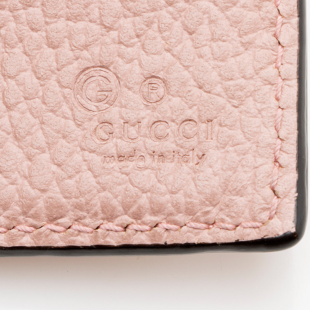 Gucci Leather Interlocking Gucci Long Wallet - FINAL SALE (SHF-18625)