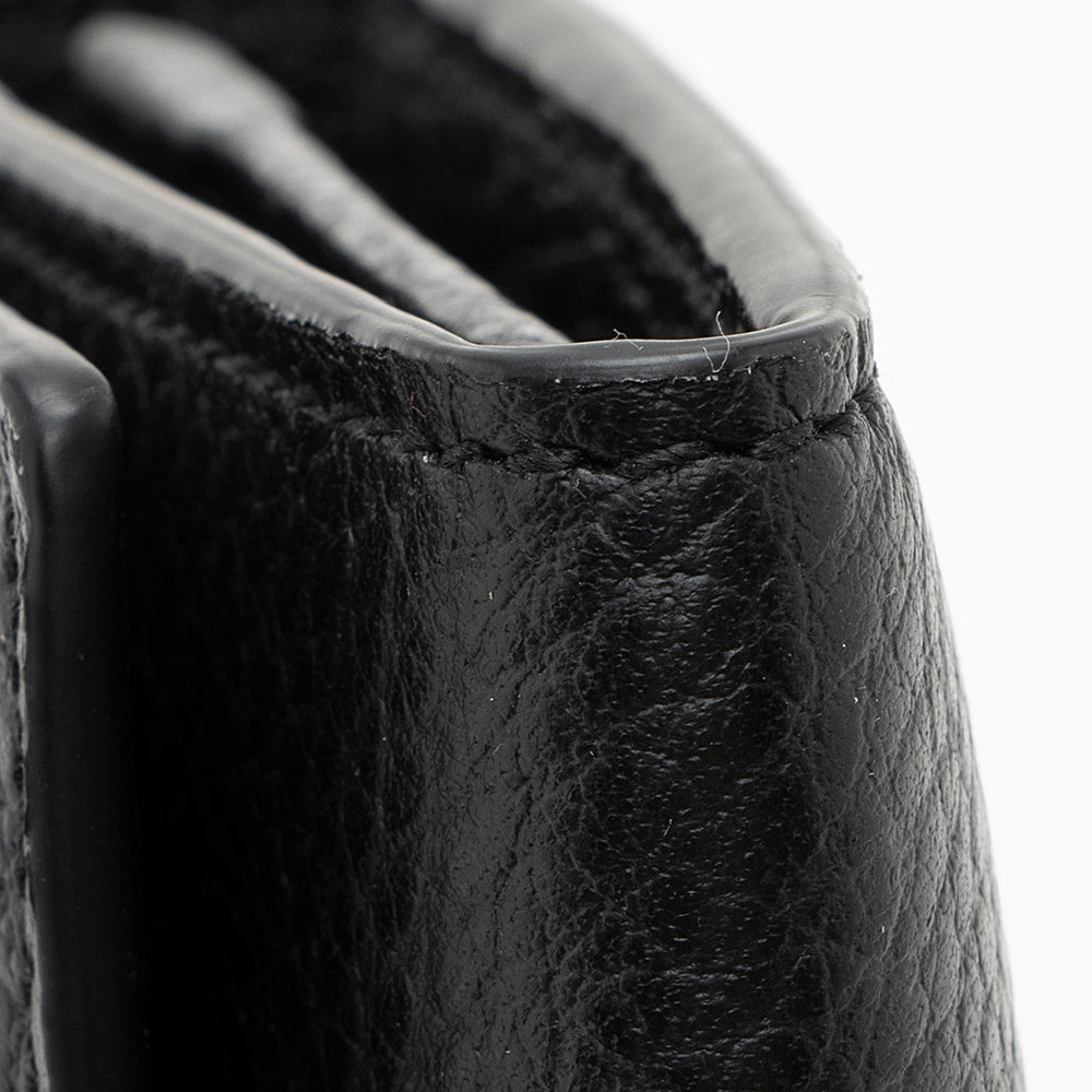 Gucci Leather Interlocking Gucci Long Wallet (SHF-20715)