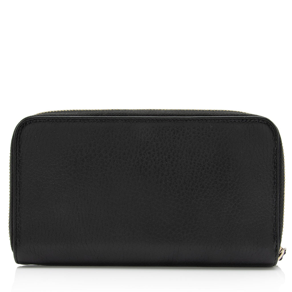Gucci Leather Interlocking G Betty Zip Around Wallet (SHF-23831)