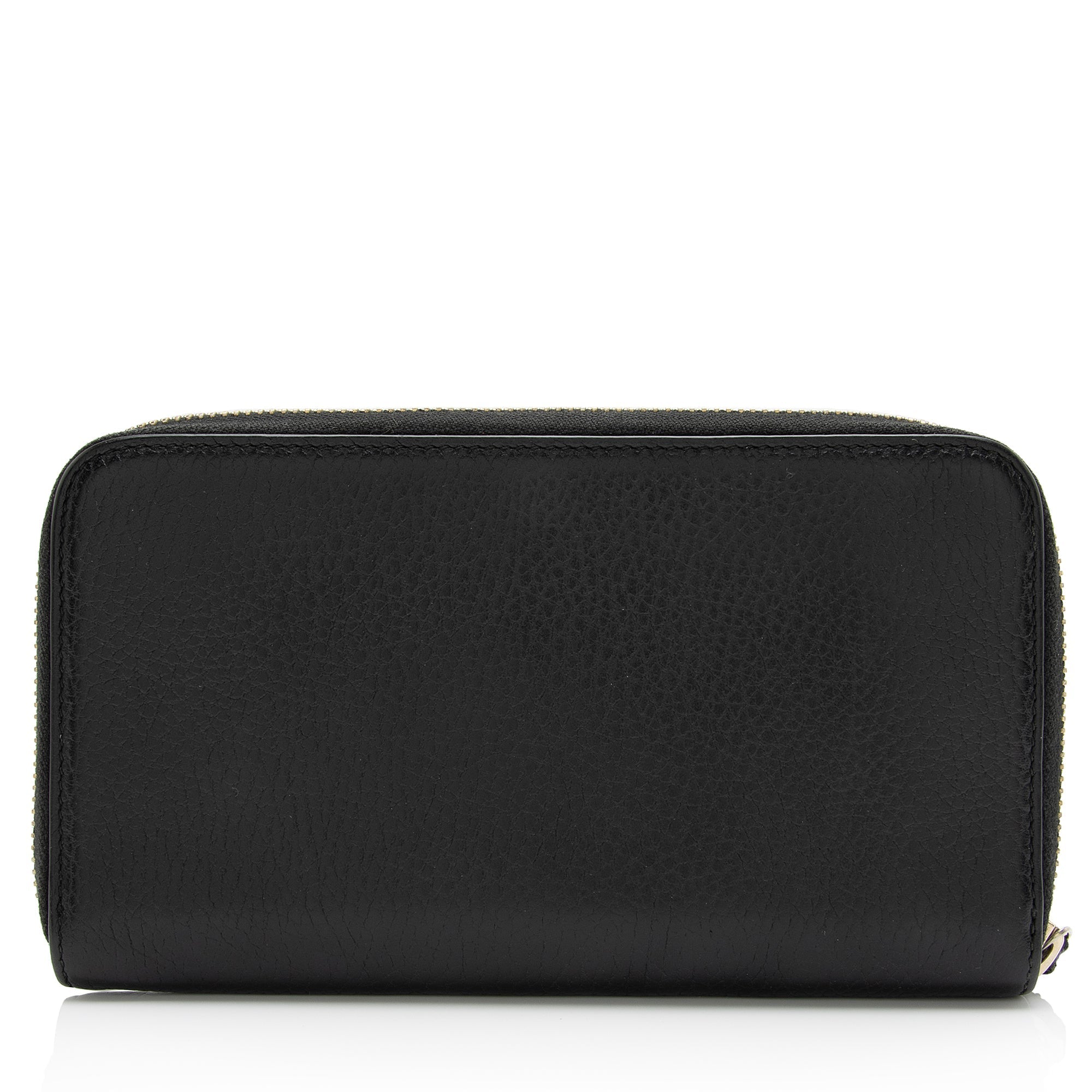 Gucci Leather Interlocking G Betty Zip Around Wallet (SHF-23831)