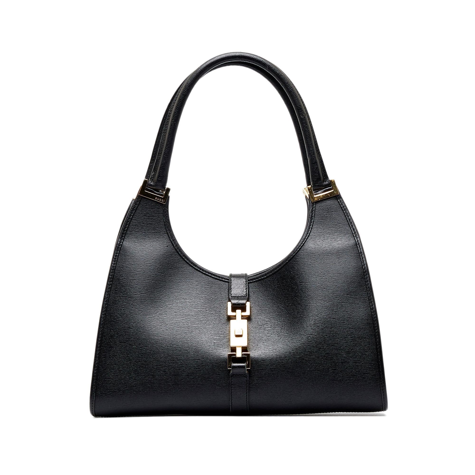 Gucci Leather Jackie Bardot (SHG-KlHlGu)