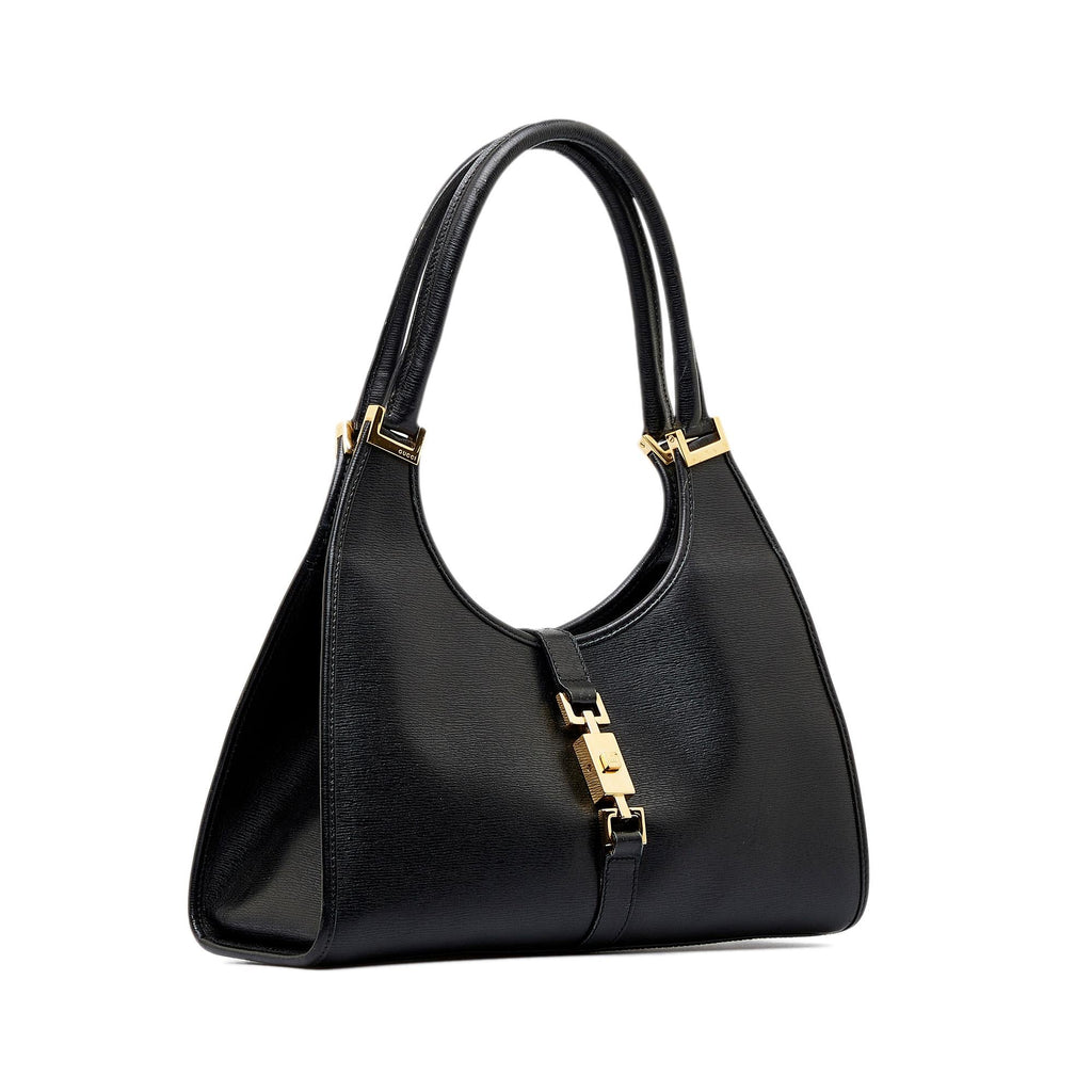 Gucci Leather Jackie Bardot (SHG-KlHlGu)