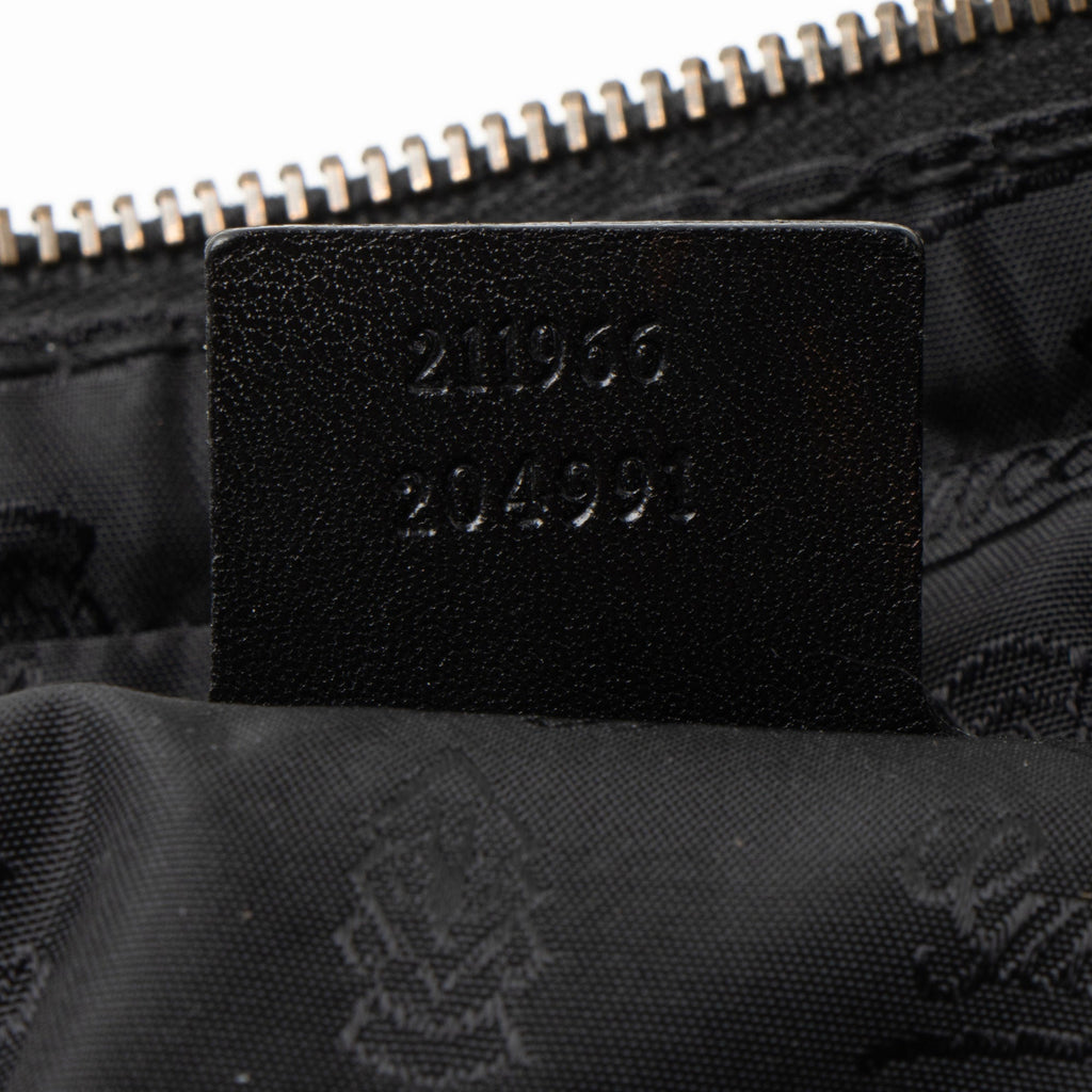 Gucci Leather Jockey Medium Hobo