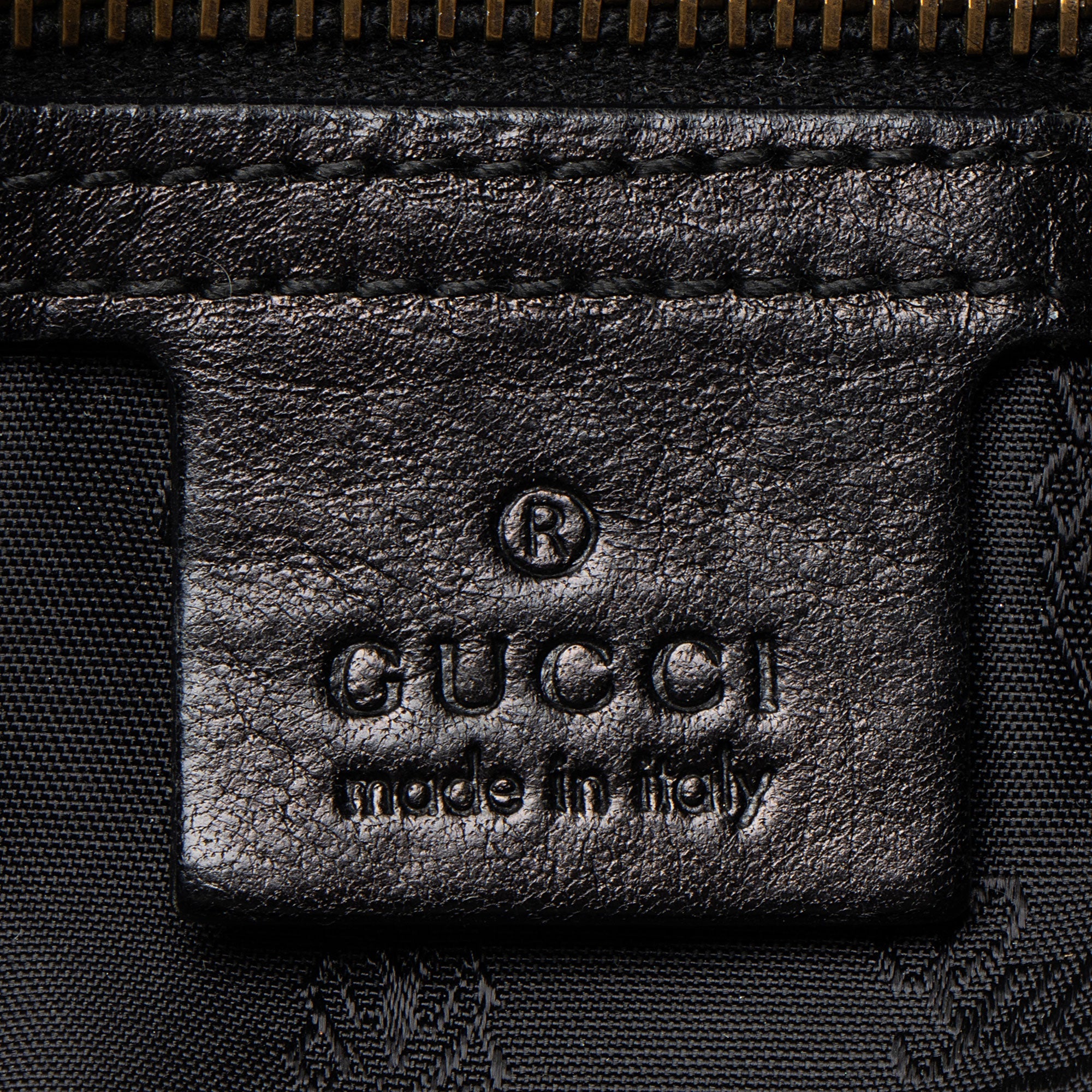 Gucci Leather Jockey Medium Hobo