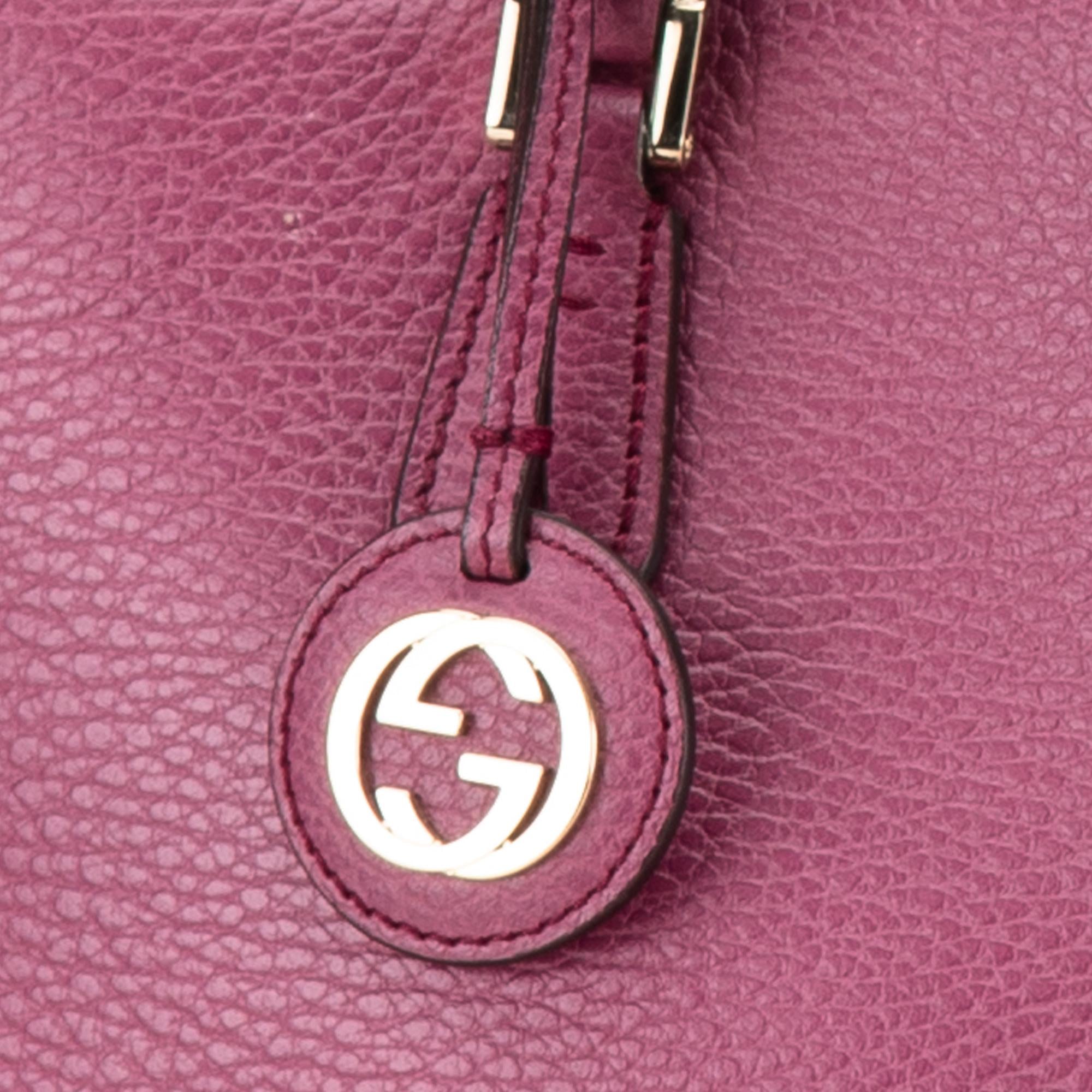 Gucci Leather Lady Dollar Tote (SHG-fF2zug)