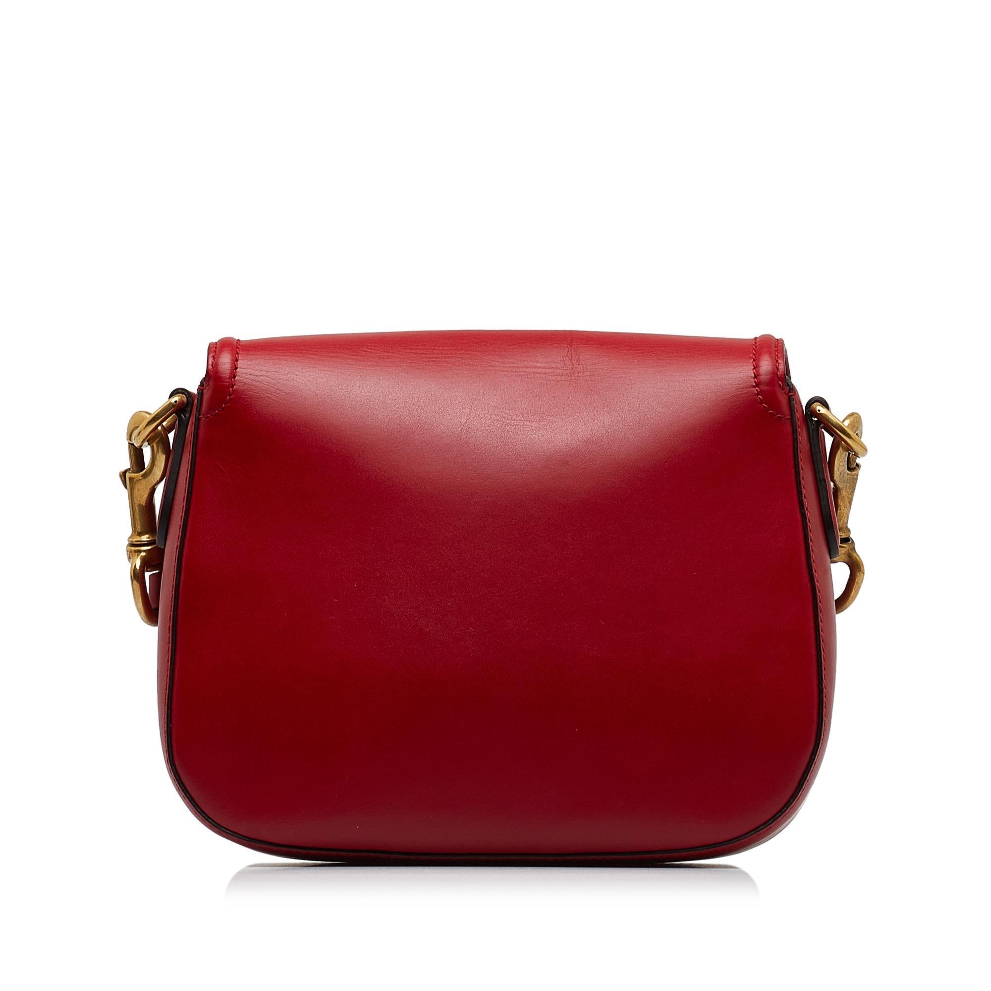 Gucci Leather Lady Web Crossbody Bag (SHG-xDZCTS)