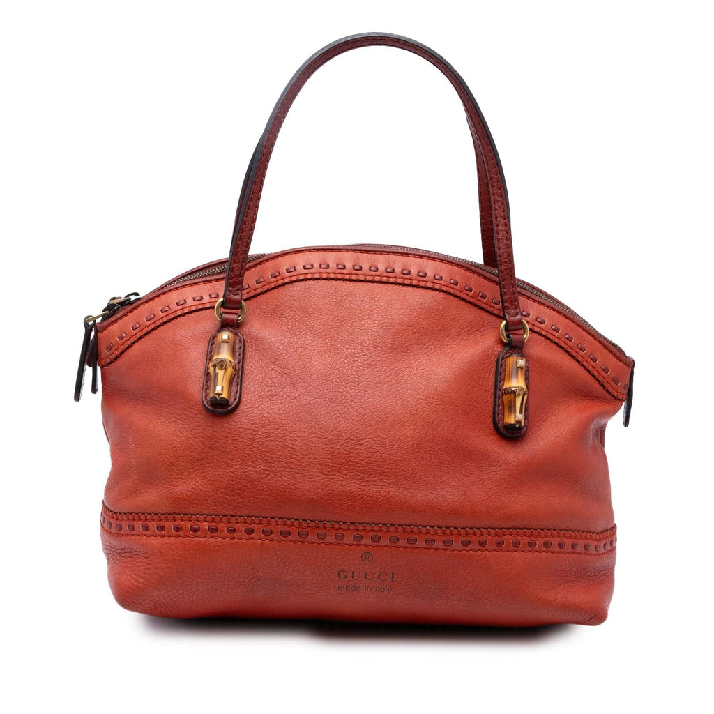 Gucci Leather Laidback Crafty Handbag
